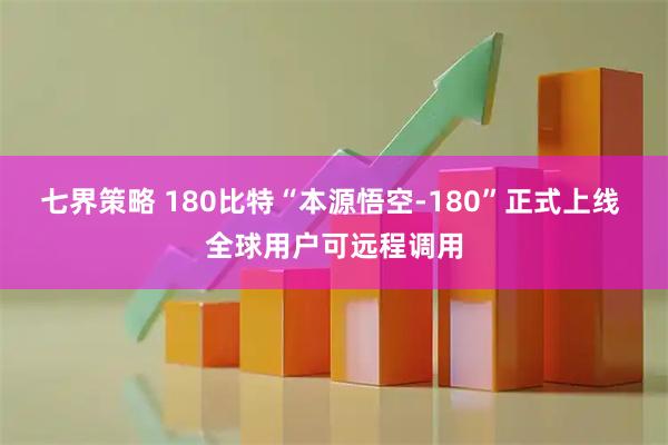 七界策略 180比特“本源悟空-180”正式上线 全球用户可远程调用